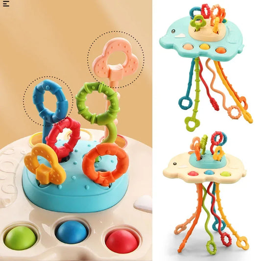 Montessori Silicone Pulling Toys